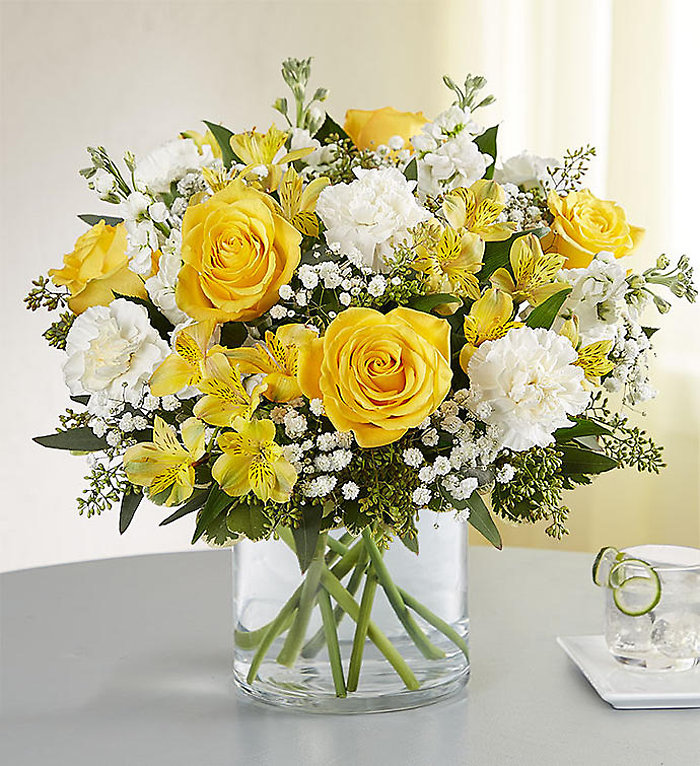 Yellow &amp; White Delight Bouquet