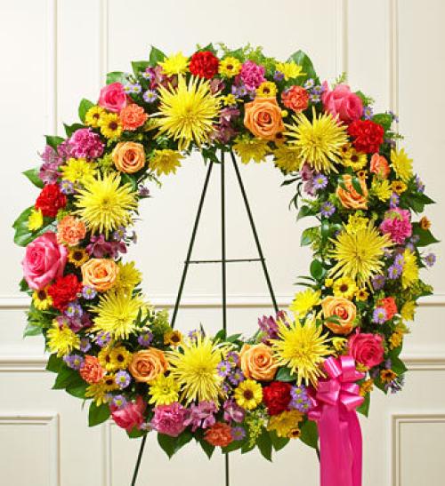 Bright Standing Wreath