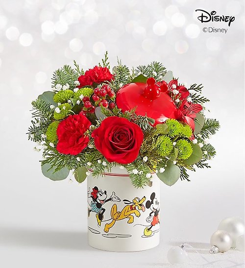 Disney Mickey Mouse &amp; Friends Holiday Cookie Jar